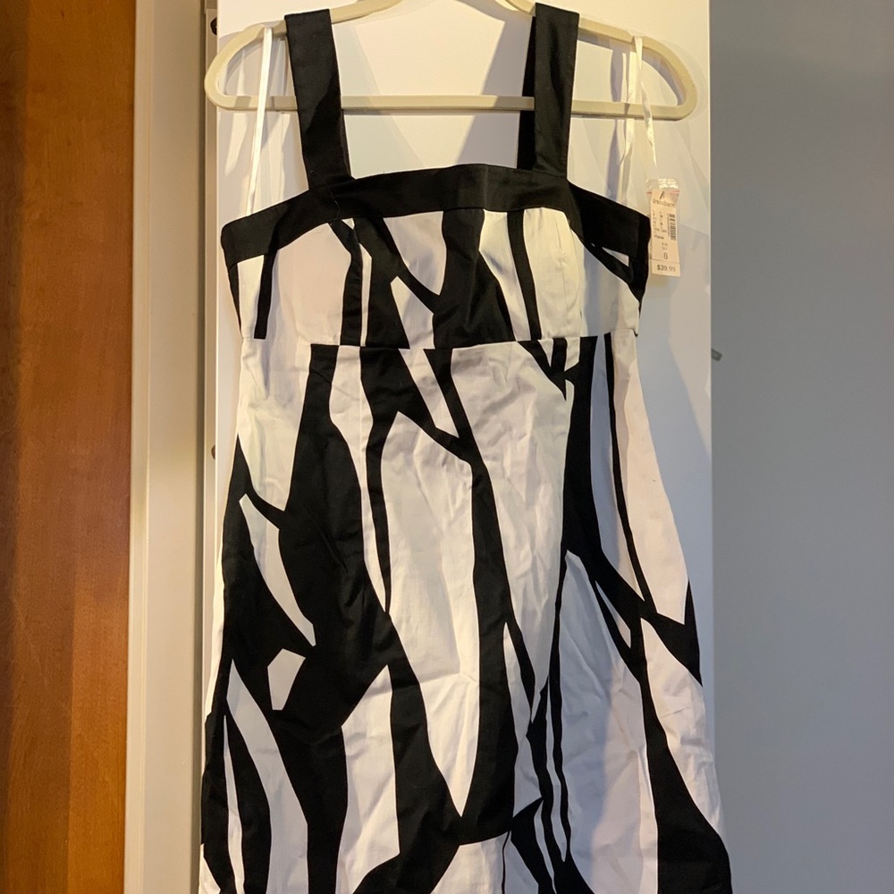 Black and white dress